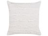 Conjunto de 2 almofadas decorativas em algodão branco 45 x 45 cm MAKNEH_902052