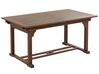 Utdragbart matbord i akaciaträ 160/220 x 90 cm mörkt trä AMANTEA_871603