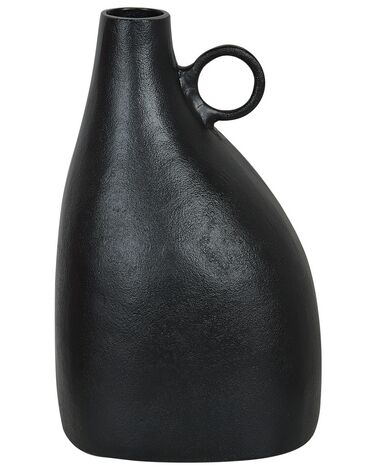 Fekete dekoratív váza 36 cm NARBADA