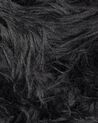 Vloerkleed van imitatie schapenvacht zwart 180 x 60 cm MAMUNGARI_822121