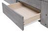Tagesbett ausziehbar Holz grau Lattenrost 90 x 200 cm CAHORS_729519