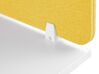 Bureauscherm geel 80 x 40 cm WALLY_853120