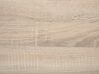 Eettafel uitschuifbaar hout lichtbruin 140 / 180 x 90 cm LIXA_729300
