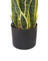 Pianta artificiale in vaso verde e nero 63 cm SNAKE PLANT_774038