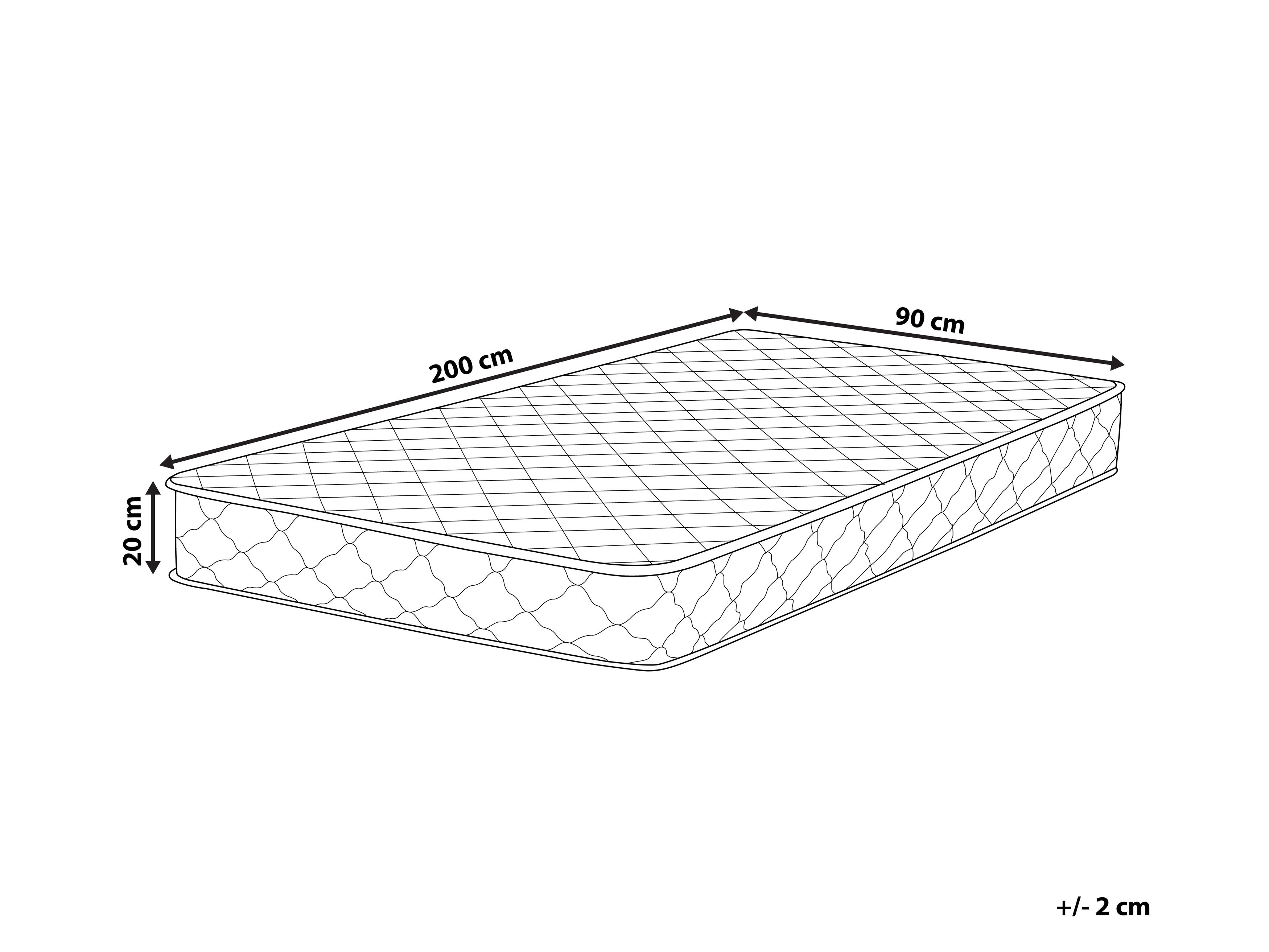 EU Single Size Pocket Spring Two Sided Medium/Firm Mattress DUO