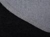 Vloerkleed polyester zwart ⌀ 140 cm DEMRE_714775
