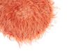 Feather Wall Decor ø 60 cm Coral Red JUJU_723447