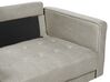 3 Seater Fabric Living Room Set Taupe NURMO_896421