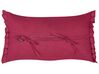 Set di 2 cuscini lino rosso 30 x 45 cm SASSAFRAS_906670