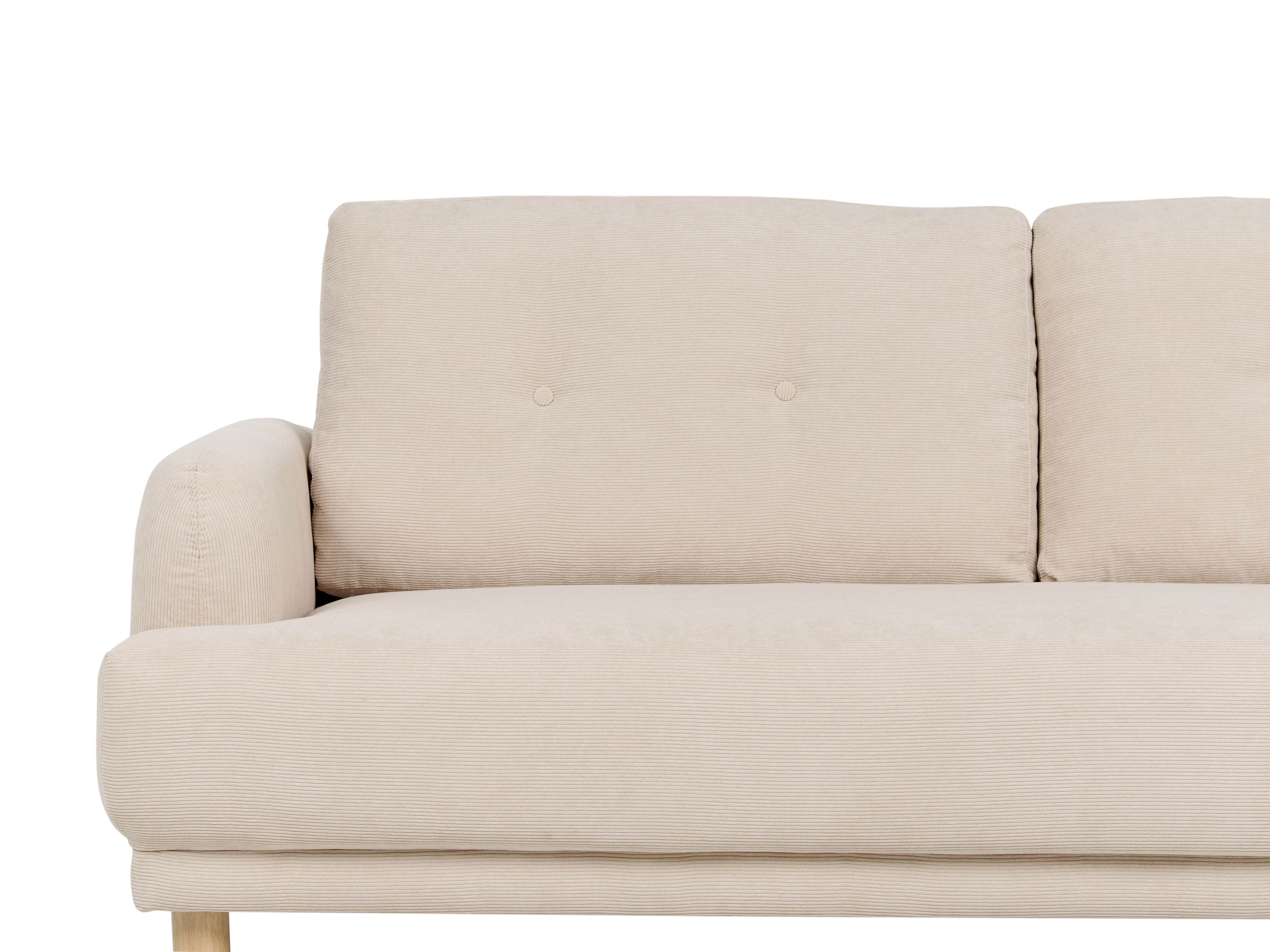 2-Sitzer Sofa Cord beige TUVE_912143