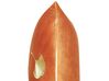 Dekokissen Blättermotiv Samtstoff orange / gold 45 x 45 cm 2er Set TULIP_837971
