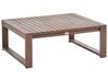 Tavolino da caffè legno di acacia certificato scuro 90 x 75 cm TIMOR II_853456