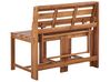 Wielofunkcyjna ławka stolik drewniana jasna TUENNO_910347
