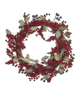 Koristekranssi punainen ø 40 cm PUROL Koristekranssi punainen ø 40 cm PUROL