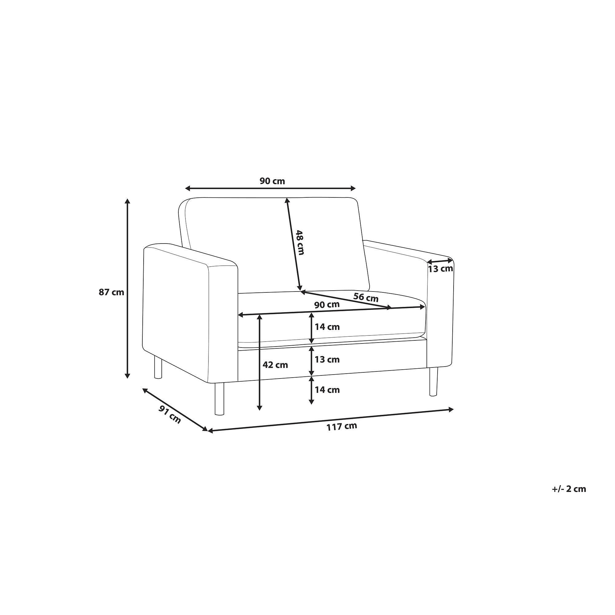 Fotel beżowy SAVALEN