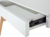 Schreibtisch weiß 120 x 70 cm 2 Schubladen SHESLAY_611919