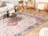 Bavlněný koberec 200 x 300 cm červený/béžový ATTERA_852166