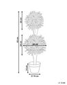 Umelá rastlina v kvetináči 92 cm BUXUS BALL TREE_901230