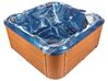 Square Hot Tub with LED Blue TULAROSA_818702