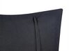 Almofada decorativa em algodão preto com juta creme 45 x 45 cm BERGENIA_843213