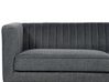 3 Seater Fabric Sofa Dark Grey SKAULE_886998