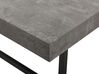 Coffee Table Concrete Effect with Black DELUZ_795673
