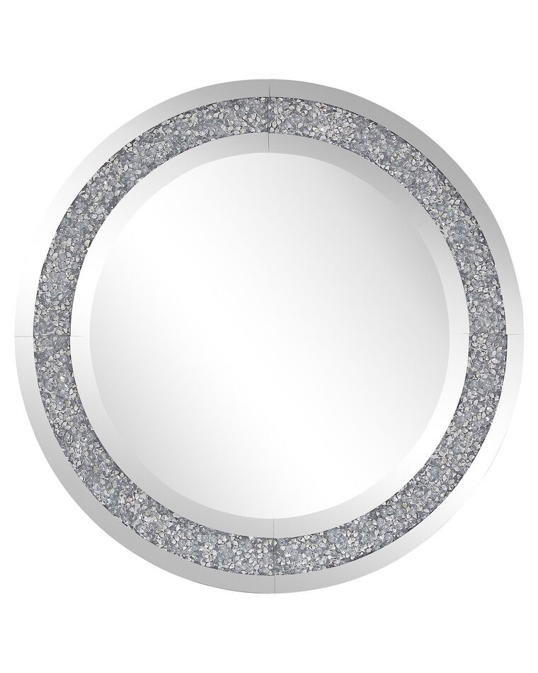 Wandspiegel zilver ⌀ 70 cm ERBRAY_773186