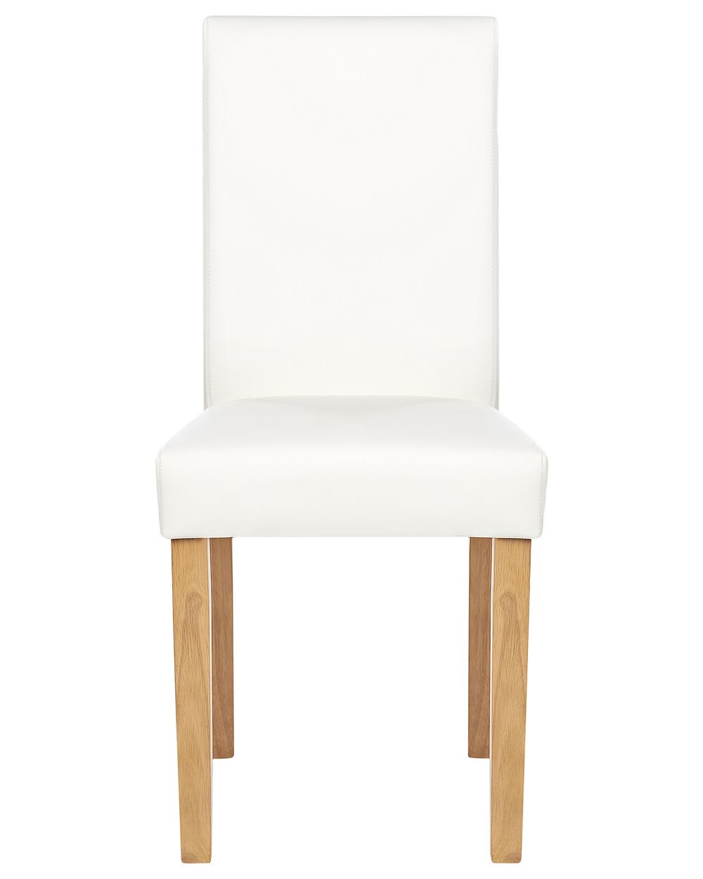 Esszimmerstuhl 2er Set Kunstleder weiß BROADWAY | Beliani.de