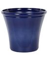 Conjunto de 2 vasos para plantas em fibra de argila azul marinho 50 x 50 x 44 cm KOKKINO_841552