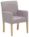 Fabric Dining Chair Light Grey ROCKEFELLER_770966