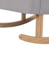 Fabric Rocking Chair Light Grey TRONDHEIM II_775781