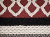 Pouf en laine et coton multicolore 42 x 48 cm SAGAR_711465