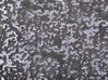 Alfombra de viscosa gris oscuro/plateado 160 x 230 cm ESEL_762575