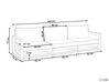 Sofá 3 plazas modular de madera de acacia certificada oscura TIMOR II_853444