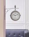 Relógio de parede 22 cm branco e prateado ROMONT_784500