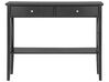 2 Drawer Console Table Black AVENUE_751673