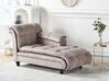 Chaiselongue taupe linksseitig LORMONT _743858