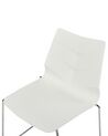 Set of 4 Dining Chairs White HARTLEY_873444