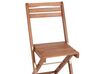 Ensemble de terrasse bistrot table et 2 chaises en bois d'acacia LENOLA _811837