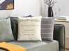 Set of 2 Linen Cushions 50 x 50 cm White MINDALA_903789