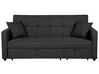 Fabric Sofa Bed Dark Grey GLOMMA_718013