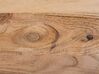 Consolle legno chiaro d'acacia con 2 cassetti ANTIGO_892077