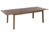 Záhradná súprava stola a 8 stoličiek z akáciového dreva tmavé drevo CESANA_868589