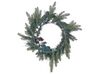 Osvícený vánoční věnec ⌀ 50 cm zelený WHITEHORN _881147