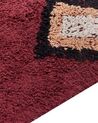 Teppich Baumwolle rot 160 x 230 cm geometrisches Muster SIIRT_839607