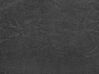 Rohová rozkladacia pohovka čierna z umelej kože s úložným priestorom pravostranná OGNA_746041