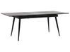 Spisebord uttrekkbart 160/200 x 90 cm svart MALDON_793910