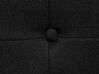 Čalouněná dvoumístná černá rozkládací pohovka FLORLI_704104