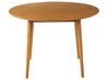 Okrúhly jedálenský stôl ⌀ 110 cm svetlé drevo RADAN_826925