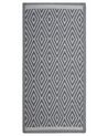 Vloerkleed polypropyleen lichtgrijs 90 x 150 cm SIKAR_716018